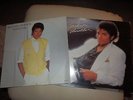 Michael Jackson Thriller Gate-fold Vinyl LP Record and 12 Inch Single.