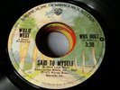 RARE NEW ORLEANS NORTHERN SOUL FUNK WILLIE WEST SAID TO MYSELF WARNER VG++
