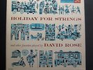 David Rose - Holiday For Strings LP VG- LPT 1011 1st Mono Jim Flora Vinyl Record