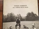 GEORGE HARRISON All Things Must Pass 3LP US Orig Apple Press + Poster  BEATLES