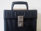 RETRO Vintage BLACK Record Case For Single / 45s / Vinyl Records