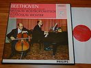 Rostropovich Richter Beethoven Cello Sonatas Dutch Philips Stereo 2LP-Box NM