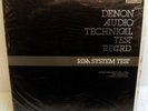 DENON AUDIO TECHNICAL TEST RECORD-RIAA SYSTEM TEST RARE TEST Lp JAPAN *SEALED*