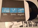 Unbroken - Life Love Regret LP Black Vinyl New Age Records Straightedge Hardcore