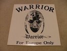 WARRIOR - For Europe Only - Very Rare Mini LP W001 - NWOBHM - EX/VG+