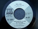 THIRTEENTH FLOOR ELEVATORS--SHE LIVES / BABY BLUE--IA 121--PROMO