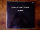 EMERSON LAKE & PALMER WORKS VOL 1 US 1977 1ST PRESS Trifold 2 LP SET Nr MINT