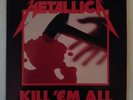 Vintage Metallica Kill 'Em All Original Lp 1983 Megaforce Record MRI 069