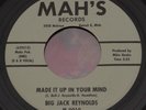 BIG JACK REYNOLDS-Made Up In Your Mind 45-ORIG.DETROIT MAH'S M-0010-HEAR BOTH