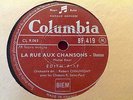 78 rpm- Edith PIAF - La rue aux chansons - COLUMBIA BF 419 -
