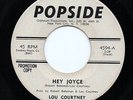 LOU COURTNEY 'Hey Joyce' Orig US Popside Funk/Northern Soul/Breaks 45 DJ Shadow