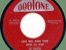 PENGUINS Ookey Ook / Love Will Make Your Mind 45rpm Dootone 1955 shiny red label