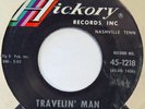 KEARNEY WILLIAMS Travelin’ Man HICKORY 45 rockabilly bopper VG++ 7”