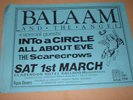 original POSTER 1986 CLARENDON BALAAM THE ANGEL ALL ABOUT EVE SCARECROWS