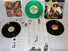 (3) POISON Albums - Cry Tough Green Promo - Look What The Cat Dragged In EX+ NM
