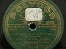 LA MÔME PIAF Edith Raymond ASSO 78 tours POLYDOR Le mauvais matelot Partance EX