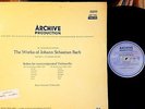 ARCHIV: PIERRE FOURNIER: BACH: CELLO SUITES #1 & #2 VG+++ PLAY GRADED