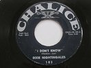 DIXIE NIGHTINGALES I Don't Know Chalice Gospel Soul 45 HEAR