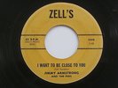 JIMMY ARMSTRONG I Want To Be Close To You / Rise Sally Zell's Deep Soul R&B 45