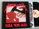 LP  UK  NM  Metallica ?– Kill 'Em All  1ST ISSUE 1983