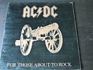 LP AC DC for those about to rock SPANISH 1981 REVERSE DIFFERENT COVER COLOUR