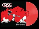 CRISIS - BATTLEFIELD TRANSPARENT RED VINYL LP