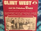 CLINT WEST   Fabulous Kings   JIN RECORDS LP-4004   Rare  PURPLE PEACOCK