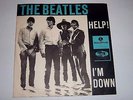 BEATLES - HELP - 45 DANISH 1965 PICTURE SLEEVE NM R 5305  PARLOPHONE  LISTEN