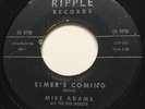 ROCKABILLY Mike Adams & The Red Jackets ELMER'S COMING Ripple 45 rare rocker