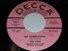 THE WHO My Generation / Out In The Street 1966 PROMO COPY 45 Decca 31877 EX