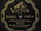 Ray Noble Easy to Love Victor Scroll 25422 I've Got You Under Al Bowlly Jazz