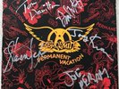 Aerosmith Permanent Vacation LP 1987 FULLY SIGNED RARE