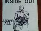 INSIDE OUT -ABOVE ALL -RED VINYL 2nd PRESS 500 MADE -NYC HARDCORE PUNK