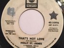 HOLLY ST. JAMES   THAT'S NOT LOVE   ABC 10996   Rare Orig. '67 Northern Soul