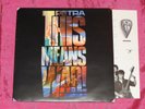 PETRA - THIS MEANS WAR - 10tr LP - UK 1987 - 1st PRESSING