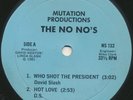 THE NO NO'S —WHO SHOT THE PRESIDENT— 1981 san diego kbd punk 45 EP | RARE LISTEN