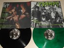 THE CRAMPS RARE DOUBLE LP INC 1 GREEN VINYL + POSTER P/S PSYCHOBILLY ROCKABILLY