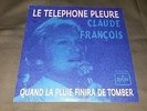 CLAUDE FRANÇOIS (FRANCOIS) HIPER RARE PORTUGUESE TECLA TE 30010 7/45 PORTUGAL