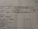 EDDIE COCHRAN  WAYBILL RECEIPT FOR PERSONAL EFFECTS RARE  ESTATE