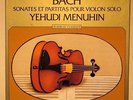 2902033 MONO / BACH MENUHIN Sonatas and Partitas for Violin Solo / 3LP BOX EX