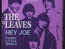 LEAVES: Hey Joe / Funny Little World 45 (Italy, PS, clean ) rare Rock & Pop