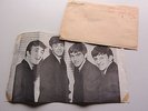 THE BEATLES FANCLUB  ORIG  1963  EARLY FANCLUB BIOGRAPHY  LETTER  &   MAILER