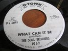THE SOUL BROTHERS  RARE DETROIT  NORTHERN SOUL ON D-TOWN LABEL PROMO HEARTACHES