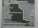 Snapcase - End Transmission Blue Vinyl LP ltd edition 2115/3000 plus 7