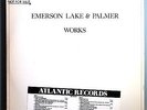 EMERSON,LAKE & PALMER WORKS #2 ORIG '77 ATLANTIC PROMOTIONAL  LP w/TIME STRIP NM