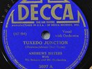Andrews Sisters Tuxedo Junction Rhumboogie Decca 78 3097 Female Vocal Swing Jazz