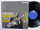 CANNONBALL ADDERLEY w/ MILT JACKSON Things.. LP Riverside 286 Near-MINT   jg155