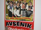 OBERKRAINER AVSENIK: RARES KONZERTPLAKAT TOURNEEPLAKAT SCHWEINFURT 1987