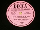 SCAT MAN CROTHERS-Sunny Side of the Street/Smile Will Go Long Way-DECCA 29097-E
