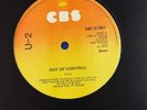 U2 Three Out Of Control CBS Vinyl Record